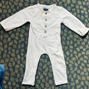 Little Bipsy Cream Baby Jumpsuit